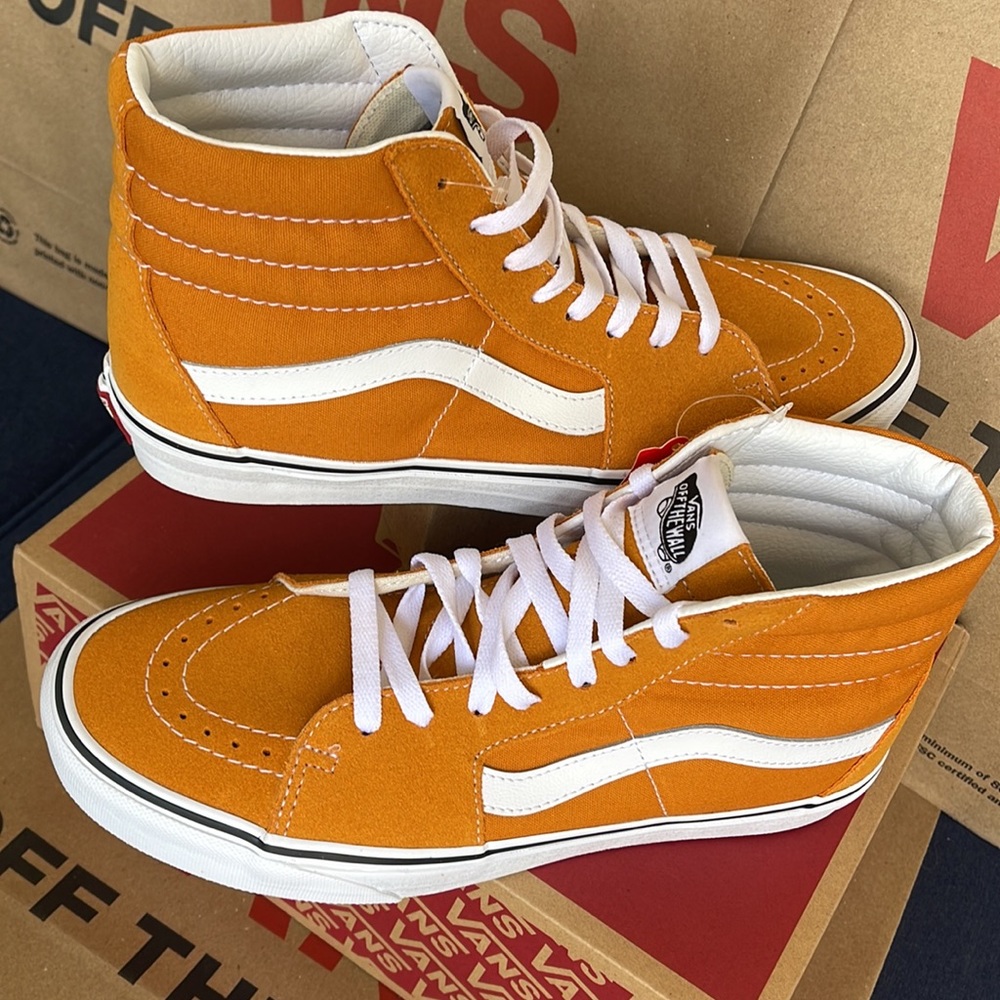 Vans Sk8-HI Desert Sun/True White Mens - Picture 11 of 16